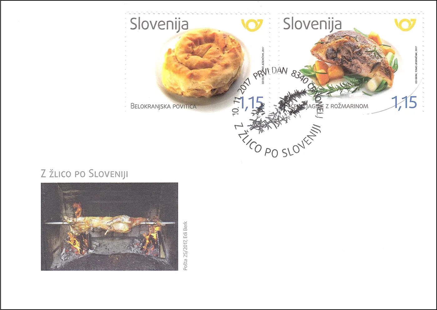 Z ŽLICO PO SLOVENIJI - BELOKRANJSKA POVITICA, PEČENO JAGNJE Z ROŽMARINOM